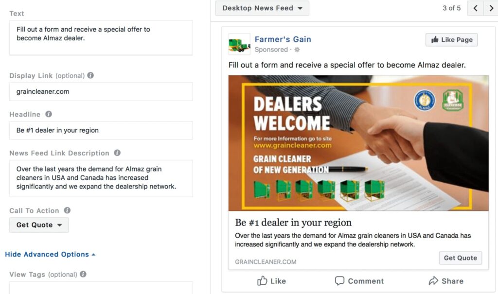 facebook leads