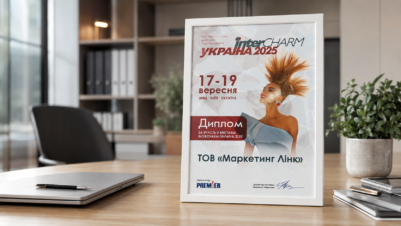 MARKETING LINK ОТРИМАЛА ДИПЛОМ ЗА УЧАСТЬ В INTERCHARM-УКРАЇНА 2025
