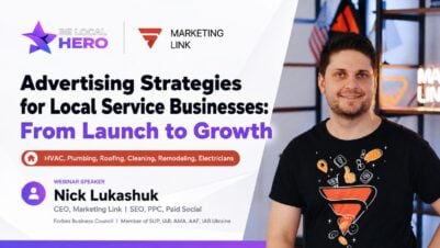 Be Local Hero 2026 — Mykola Lukashuk. Marketing Link