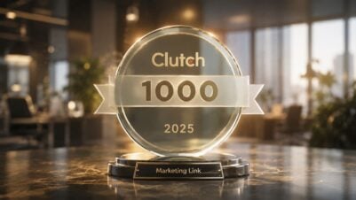 CLUTCH 1000 2025 AWARD: MARKETING LINK УВІЙШЛА ДО СПИСКУ ТОПОВИХ B2B-КОМПАНІЙ
