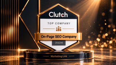 CLUTCH TOP ON-PAGE SEO COMPANY 2024 AWARD: ДЛЯ MARKETING LINK
