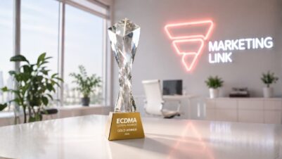 ECDMA GLOBAL AWARDS GOLD WINNER 2025 ЗА MOST INNOVATIVE DIGITAL MARKETING STRATEGY