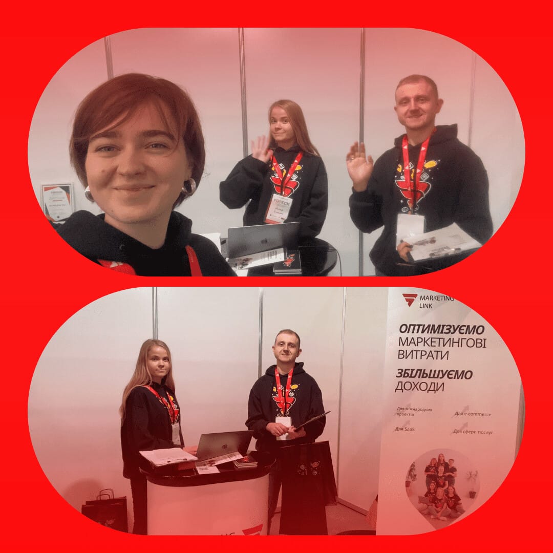 Marketing Link in the exhibition center at FoReCh