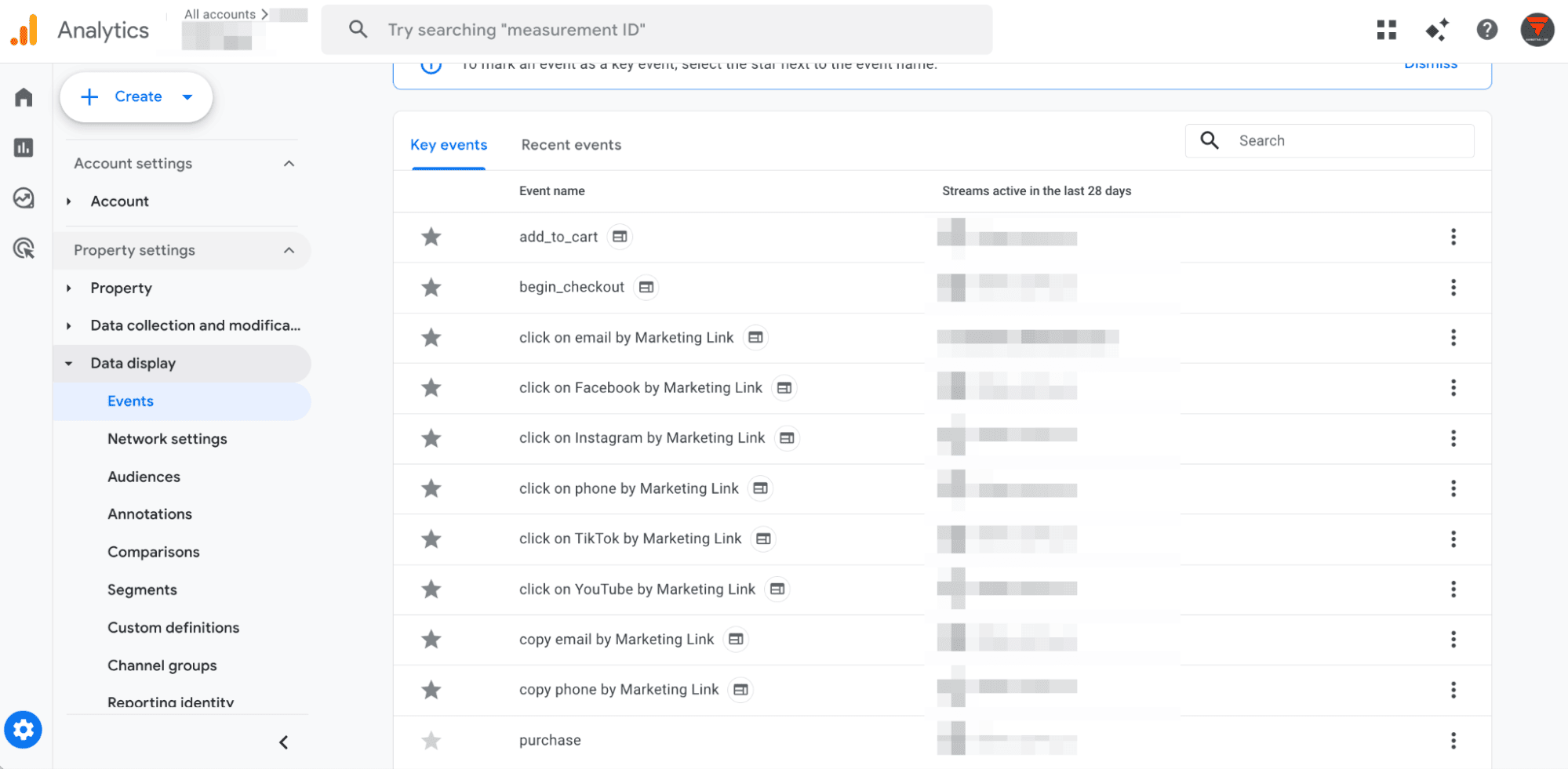 Setting up analytics for our client on Google Ads