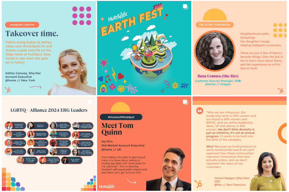 HubSpot Life page to publish content about your experts and events