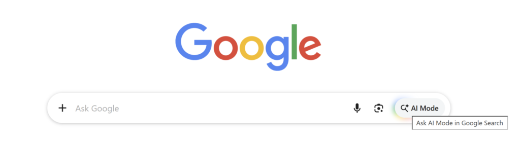 Google тестує головну сторінку без кнопки «Пошук» — її місце займає AI