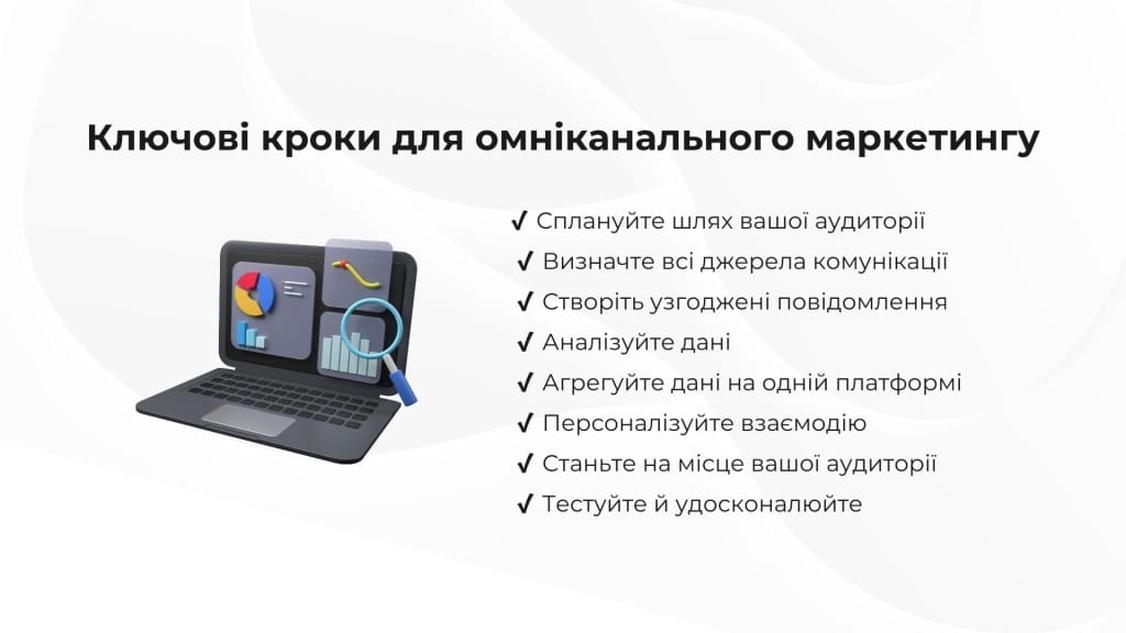 Ключові кроки для омніканального маркетингу