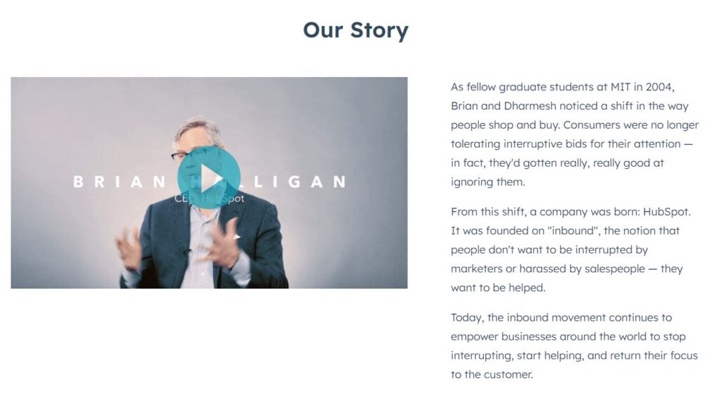 HubSpot company history