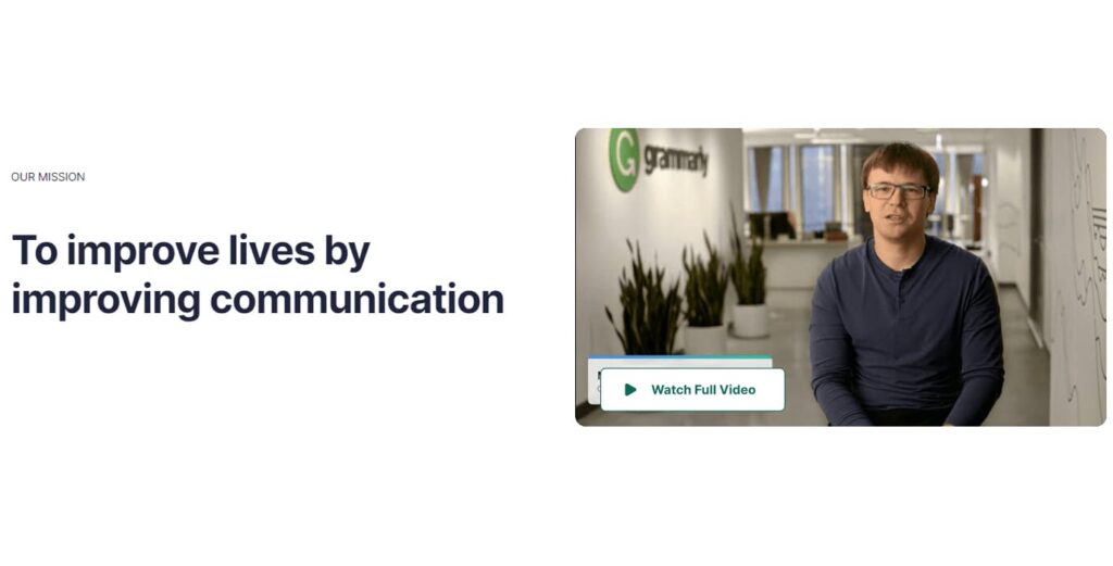 How to write a text for a website about a company