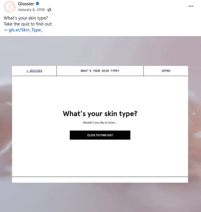 Brand promotion on the Facebook platform