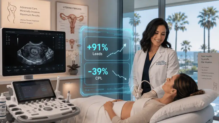 Increased leads for a California medical clinic by 91%—Google Ads case study