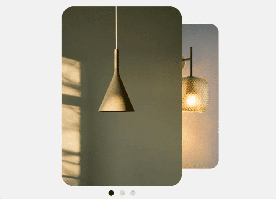 Product Slides with Lighting in Interiors on Pinterest
