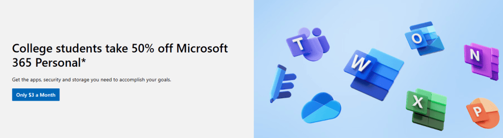 Great discount for students from Microsoft