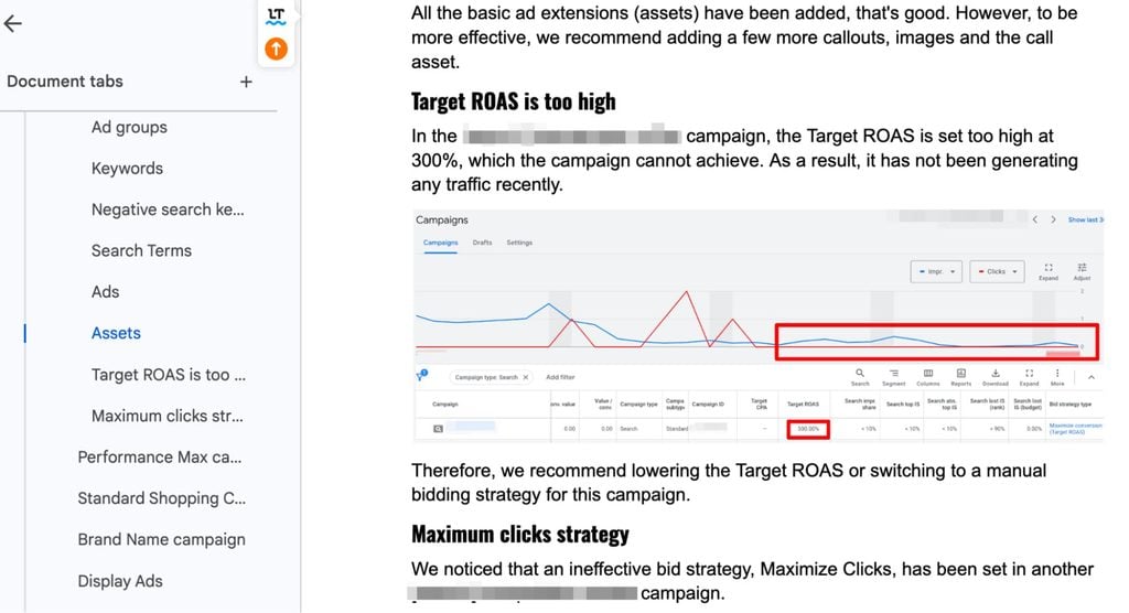Маркетинговый аудит Google Ads