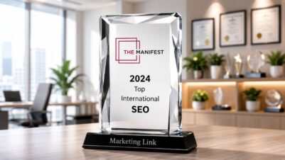 THE MANIFEST TOP INTERNATIONAL SEO 2024 AWARD: MARKETING LINK ОТРИМАЛА ВІДЗНАКУ