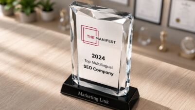 THE MANIFEST TOP MULTILINGUAL SEO COMPANY 2024 AWARD ДЛЯ MARKETING LINK