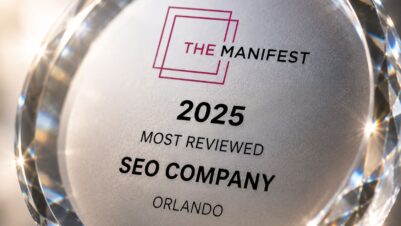 THE MANIFEST TOP SEO COMPANY ORLANDO 2025 AWARD: НАГОРОДА MARKETING LINK