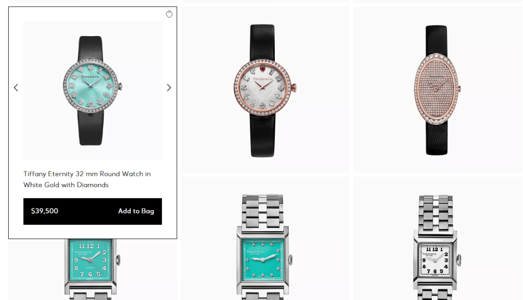 Tiffany & Co Watch Catalog