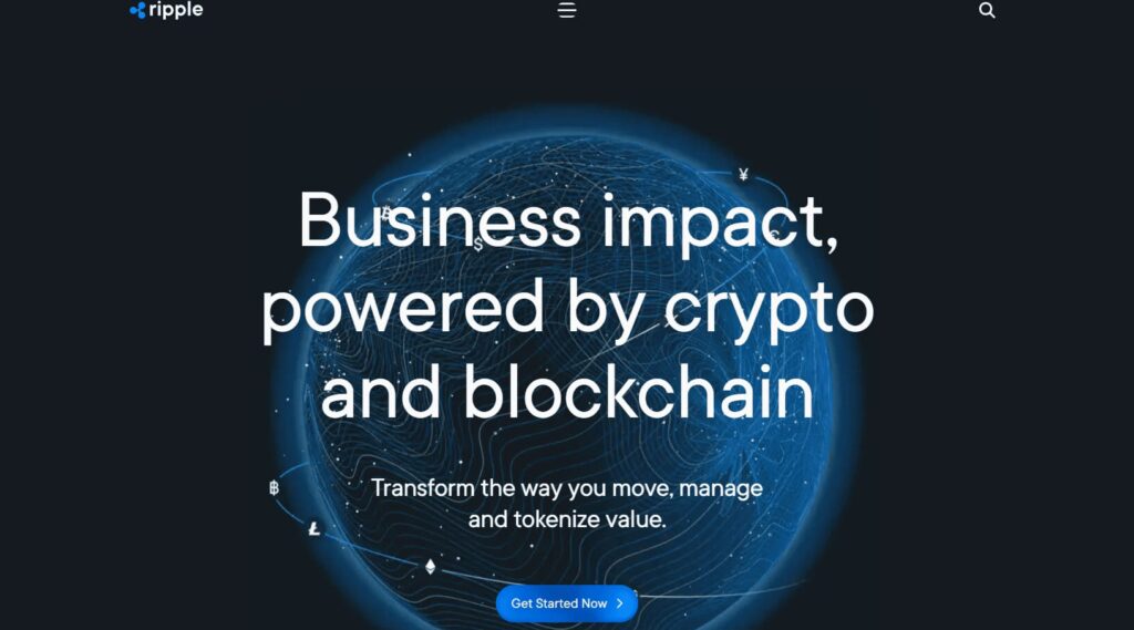 Міжнародний фінансовий сайт по криптовалюті Ripple