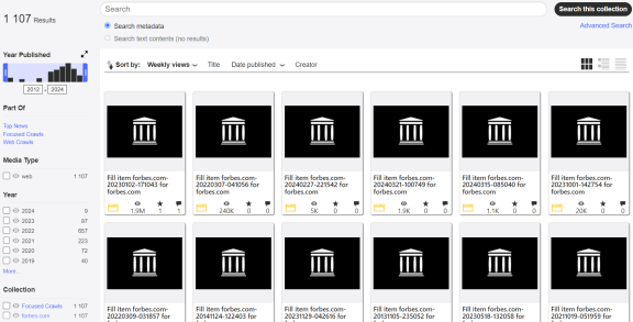 What is a web archive and how to use it?