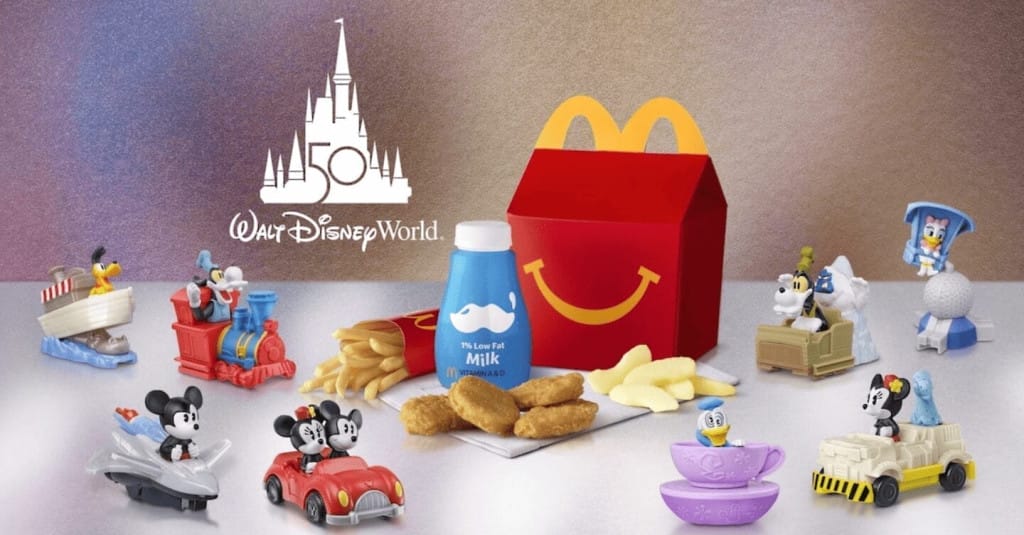 Happy Meal with Disney collectible figures