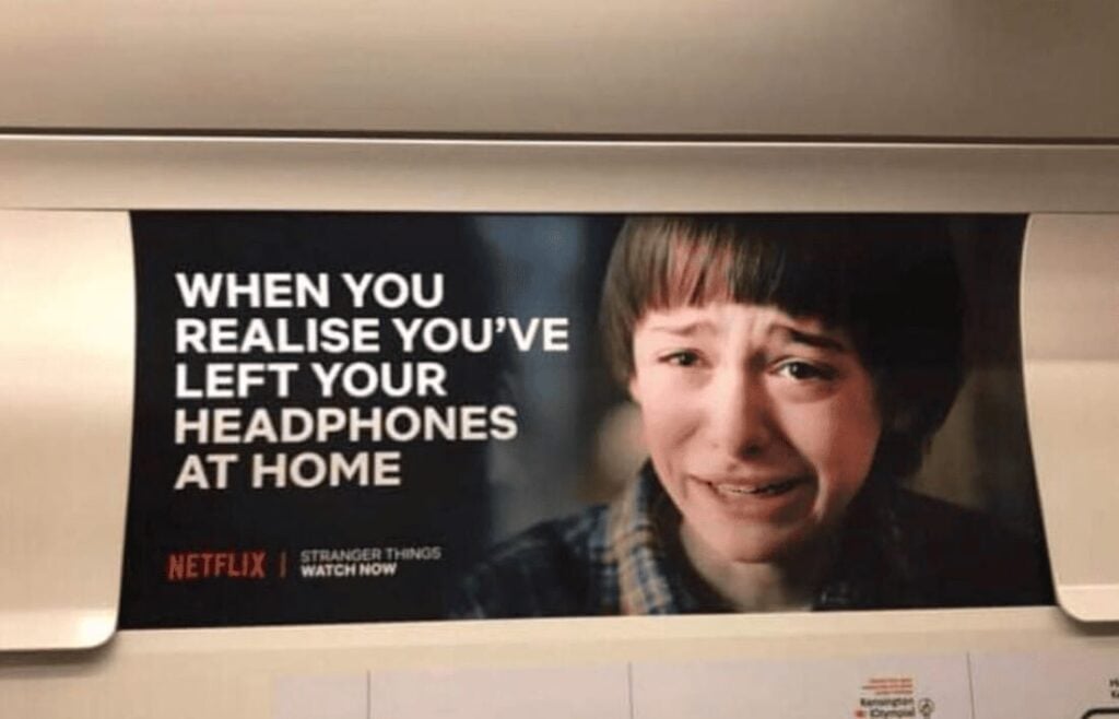 Humorous commercial from Netflix